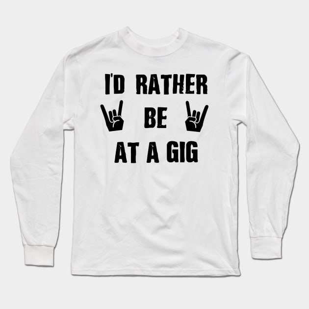 Gigs Long Sleeve T-Shirt by cptpuggles